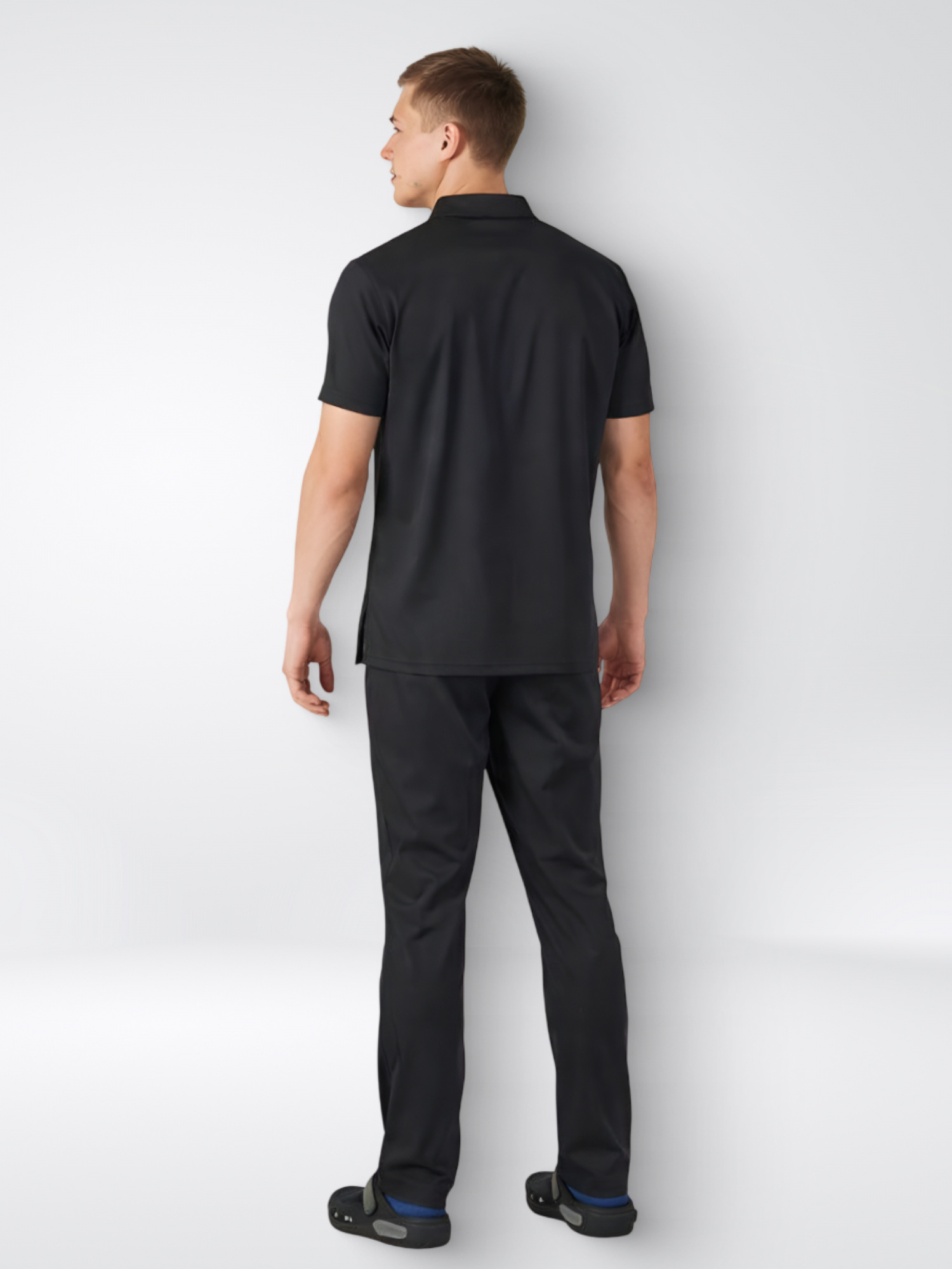 Костюм Lycra мужской на пуговицах  Черный (Siyah) L
